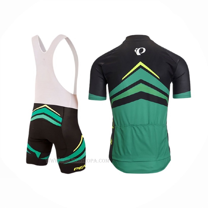 2017 Ropa Ciclismo Pearl Izumi Negro Verde Mangas Corta y Culotte Corto